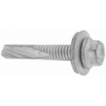 ITW BUILDEX #12, Hex Washer Head, Hex Drive, 1-1/4" Length Under Head, #5 Point, Self Drilling Screw 560045