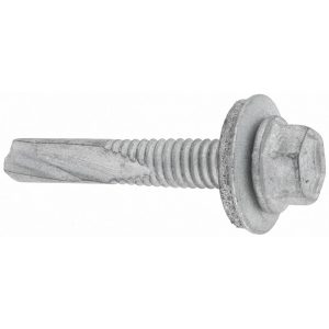 ITW BUILDEX #12, Hex Washer Head, Hex Drive, 1-1/4" Length Under Head, #5 Point, Self Drilling Screw 560045