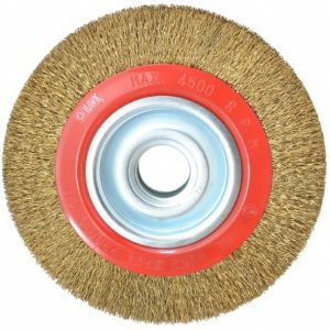 VALUE COLLECTION Wheel Brush: 8" Wheel Dia, Crimped S04064671