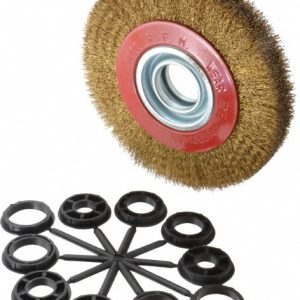VALUE COLLECTION Wheel Brush: 6" Wheel Dia, Crimped S04064770