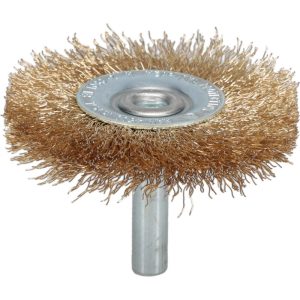 VALUE COLLECTION Wheel Brush: 2" Wheel Dia, 9/32" Face Width, 0.0080" Wire Dia, Crimped S04065199