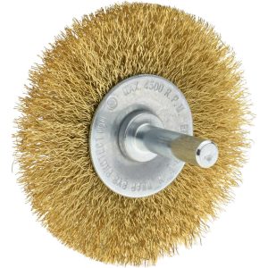 VALUE COLLECTION Wheel Brush: 2-1/2" Wheel Dia, Crimped S04065215