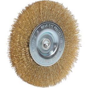 VALUE COLLECTION Wheel Brush: 4" Wheel Dia, Crimped S04065256