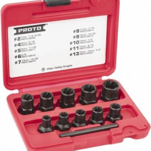 PROTO Bolt & Screw Extractor Set: Socket & Wrench Bolt Extractor J69X00