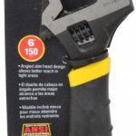STANLEY Adjustable Wrench: 6" OAL, 1" Jaw Capacity 90-947