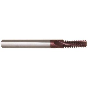 CARMEX Helical Flute Thread Mill: 3/8-16, Internal, 3 Flute, 0.2500" Shank Dia, Solid Carbide MT0250C0716UN