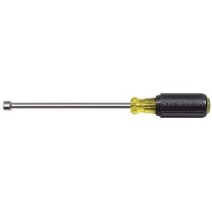 KLEIN TOOLS Nut Driver: 5/16" Drive, Hollow Shaft, Cushion Grip Handle, 9-3/4" OAL 646-5/16M