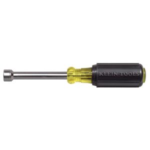 KLEIN TOOLS Electronic Nut Driver: Hollow Shaft, Cushion Grip Handle, 6-3/4" OAL 630-10MM