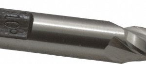 VALUE COLLECTION Tapered End Mill: 10 deg Angle per Side, 3/32" Small Dia, 3/4" LOC, 3 Flute, High Speed Steel, Square End T-103