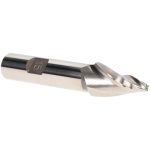 VALUE COLLECTION Tapered End Mill: 15 deg Angle per Side, 1/8" Small Dia, 1" LOC, 3 Flute, High Speed Steel, Square End V-204
