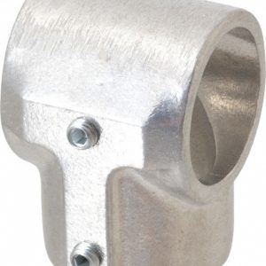 HOLLAENDER 1-1/2" Pipe, Tee-E, Aluminum Alloy Tee Pipe Rail Fitting 5E-8