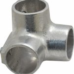 HOLLAENDER 1" Pipe, Side Outlet Elbow, Aluminum Alloy Elbow Pipe Rail Fitting 9-6