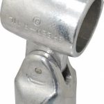 HOLLAENDER 1-1/2" Pipe, Adjustable Elbow Assembly, Aluminum Alloy Elbow Pipe Rail Fitting 17-8