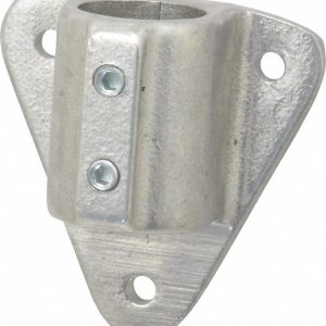 HOLLAENDER 1" Pipe, Wall Mount Flange, Aluminum Alloy Flange Pipe Rail Fitting 50-6