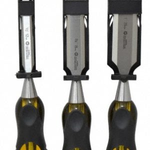 STANLEY Wood Chisel Set: 3 Pc, 1/2 - 1 in 16-970