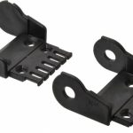 IGUS 2.87 Inch Outside Width x 1.38 Inch Outside Height, Cable and Hose Carrier Plastic Open Mounting Bracket Set 2050-12PZB