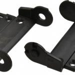 IGUS 4.69 Inch Outside Width x 1.38 Inch Outside Height, Cable and Hose Carrier Plastic Open Mounting Bracket Set 2100-12PZB