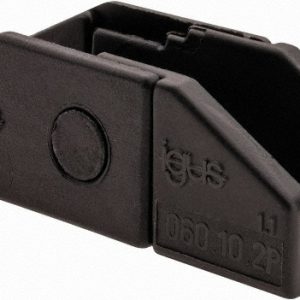 IGUS 0.65 Inch Outside Width x 0.59 Inch Outside Height, Cable and Hose Carrier Plastic Zipper Mounting Bracket Set 060-10-12P
