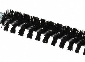 SCHAEFER BRUSH Single Stem/Spiral Condenser Tube Brush: 3/4" Dia, 6-1/4" OAL, Nylon Bristles 93722