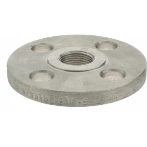 MERIT BRASS 3/4" Pipe, 3-7/8" OD, Stainless Steel, Threaded Pipe Flange A435-12