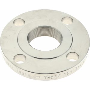 MERIT BRASS 2" Pipe, 6" OD, Stainless Steel, Threaded Pipe Flange A435-32