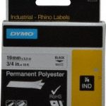 RHINO Permanent Polyester Tape: 18', White 18484