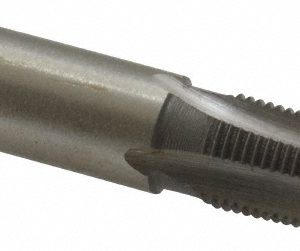 VALUE COLLECTION Standard Pipe Tap: 1/8-27, NPT, 4 Flutes, Carbon Steel, Bright/Uncoated JY4350021