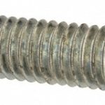 ALL AMERICA THREADED PRODUCTS General-Purpose Threaded Rod: 3/8-16, 2' OAL, Low-Carbon Steel, Zinc Finish 03092
