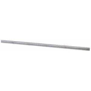ALL AMERICA THREADED PRODUCTS General-Purpose Threaded Rod: #8-32, 6' OAL, Low-Carbon Steel, Zinc Finish 03046