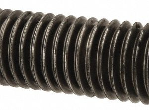ALL AMERICA THREADED PRODUCTS General-Purpose Threaded Rod: 5/8-11, 2' OAL, Low-Carbon Steel, Oil Finish 01132