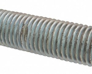 ALL AMERICA THREADED PRODUCTS General-Purpose Threaded Rod: 1-8, 2' OAL, Low-Carbon Steel, Oil Finish 01162