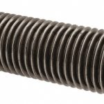 ALL AMERICA THREADED PRODUCTS General-Purpose Threaded Rod: 1-1/4-7, 2' OAL, Low-Carbon Steel, Oil Finish 11215