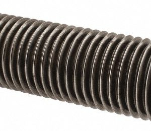 ALL AMERICA THREADED PRODUCTS General-Purpose Threaded Rod: 1-1/4-7, 2' OAL, Low-Carbon Steel, Oil Finish 11215