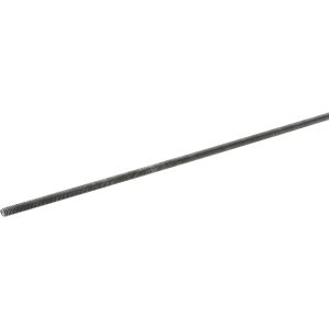 ALL AMERICA THREADED PRODUCTS General-Purpose Threaded Rod: #8-32, 3' OAL, Low-Carbon Steel, Oil Finish 01043