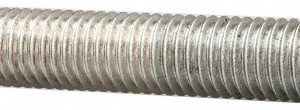 ALL AMERICA THREADED PRODUCTS Metric Threaded Rod: M12, 1.00 m OAL, Steel, Zinc Finish 2377