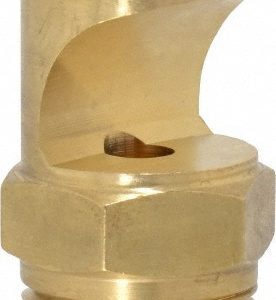 BETE FOG NOZZLE Brass Extra Wide Fan Nozzle: 1/2" Pipe, 145 &deg; Spray Angle 1/2FF250145@4