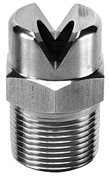 BETE FOG NOZZLE Stainless Steel Standard Fan Nozzle: 1/8" Pipe, 30 &deg; Spray Angle 1/8NF0530@5