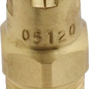 BETE FOG NOZZLE Brass Standard Fan Nozzle: 1/8" Pipe, 120 &deg; Spray Angle 1/8NF05120@4