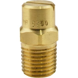 BETE FOG NOZZLE Brass Standard Fan Nozzle: 1/4" Pipe, 90 &deg; Spray Angle 1/4NF1590@4