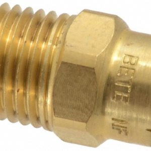 BETE FOG NOZZLE Brass Standard Fan Nozzle: 1/4" Pipe, 120 &deg; Spray Angle 1/4NF15120@4