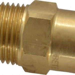 BETE FOG NOZZLE Brass Standard Fan Nozzle: 3/8" Pipe, 65 &deg; Spray Angle 3/8NF7065@4