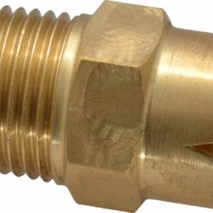 BETE FOG NOZZLE Brass Standard Fan Nozzle: 1/2" Pipe, 120 &deg; Spray Angle 1/2NF100120@4
