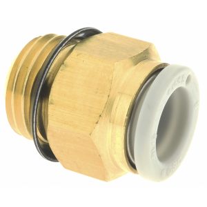 SMC PNEUMATICS Push-to-Connect Push-to-Connect Fitting: Connector, Universal, 8.00 mm OD KQ2H08-U02A