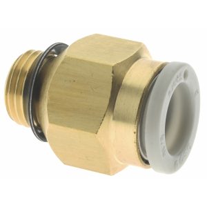 SMC PNEUMATICS Push-to-Connect Push-to-Connect Fitting: Connector, Universal, 8.00 mm OD KQ2H08-U01A