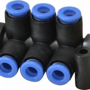 SMC PNEUMATICS Manifold: 10 mm Inlet, 6 mm Outlet, 2 Inlet Ports, 6 Outlet Ports, 76 mm OAL KM11-06-10-6