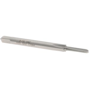 VALUE COLLECTION Straight Flute Tap: #2-56 UNC, 3 Flute, Bottoming Chamfer, 2B Class of Fit, High-Speed Steel, Bright/Uncoated Finish MSC-04422572