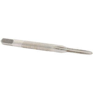 VALUE COLLECTION Straight Flute Tap: #2-56 UNC, 3 Flute, Taper Chamfer, 2B Class of Fit, High-Speed Steel, Bright/Uncoated Finish MSC-04422580