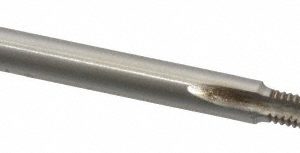 VALUE COLLECTION Straight Flute Tap: #4-48 UNF, 3 Flute, Plug Chamfer, 2B Class of Fit, High-Speed Steel, Bright/Uncoated Finish MSC-04424487