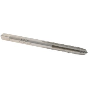 VALUE COLLECTION Straight Flute Tap: #8-36 UNF, 4 Flute, Plug Chamfer, 2B & 3B Class of Fit, High-Speed Steel, Bright/Uncoated Finish MSC-04427365