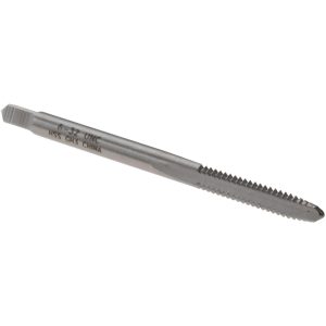 VALUE COLLECTION Straight Flute Tap: #6-32 UNC, 3 Flute, Plug Chamfer, 2B Class of Fit, High-Speed Steel, Bright/Uncoated Finish MSC-04436325